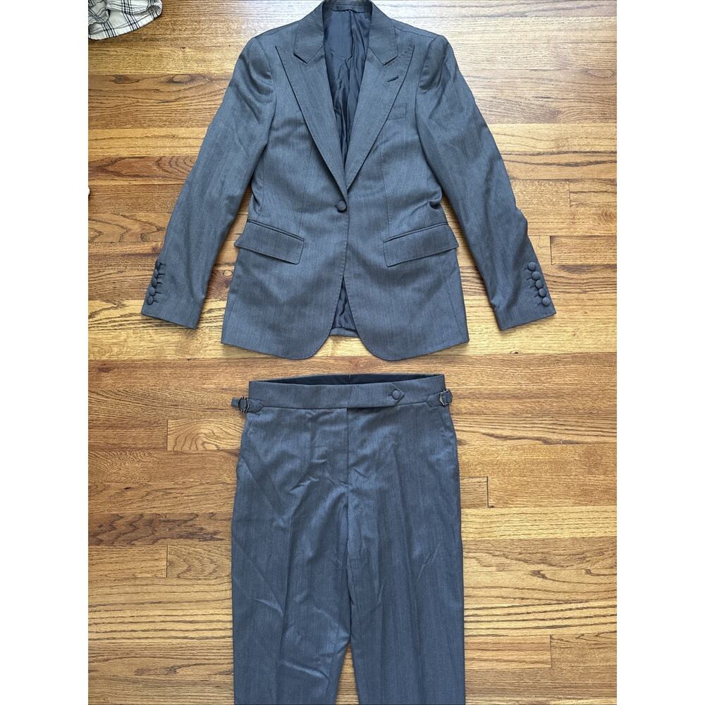 Frere Women’s Classic Suit Blazer And Pants Gray Size:see Photo